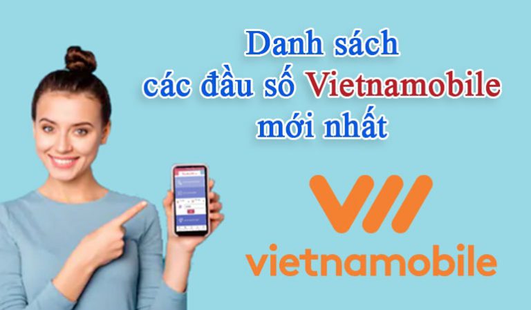 Danh sách các đầu số điện thoại của nhà mạng Vietnamobile