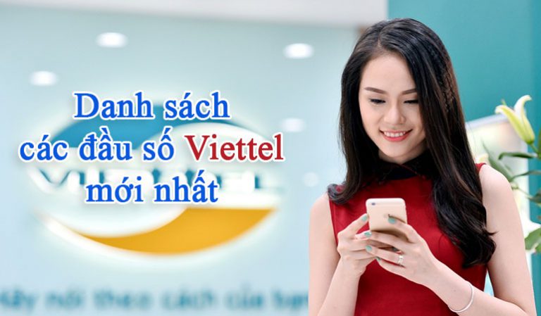 Danh sách các đầu số điện thoại của nhà mạng Viettel