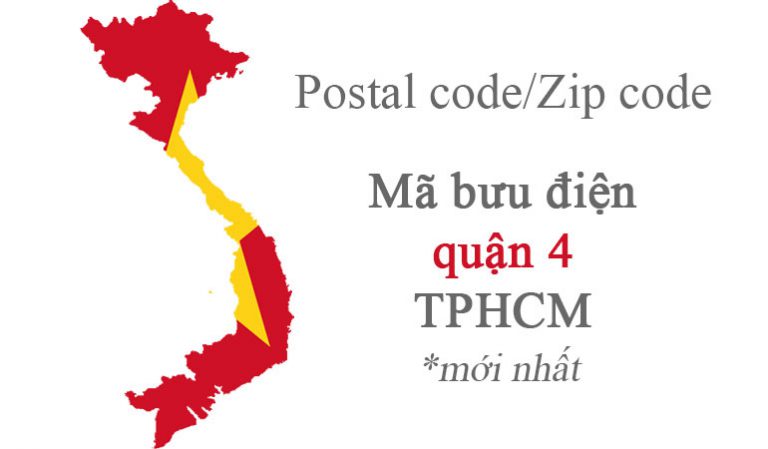 Mã bưu chính Postal code/Zip code của quận 4 - TPHCM